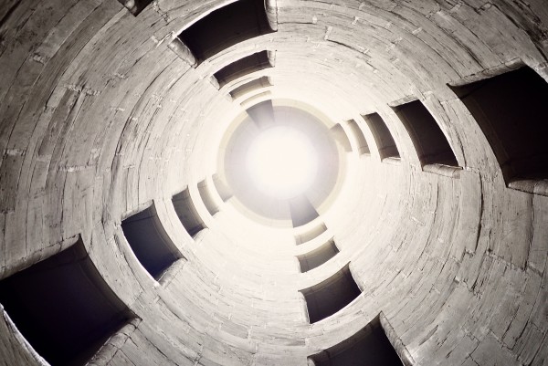 silo perspective by STOCK PHOTOGRAPHY